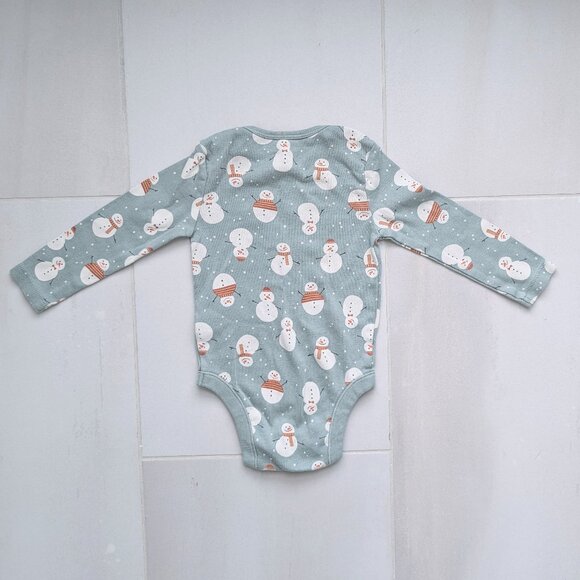 (4/$20) Old Navy -  Unisex Long-Sleeve Printed Bodysuit for Baby - Picture 3 of 4